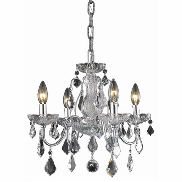 Cling 17 in. Calista 4 Lights Pendant Ceiling Light Chrome CL2957923